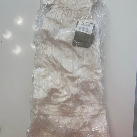 NWT heirloom quality Silk Dupioni Christening Gown & bonnet from One Small Child - Picture 2 of 9